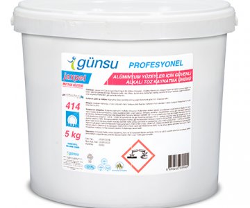 Jaxpel 414 Alüminyumlar İçin Yağ Sökücü Alkali Toz Kaynatma Ürünü 5 Kg
